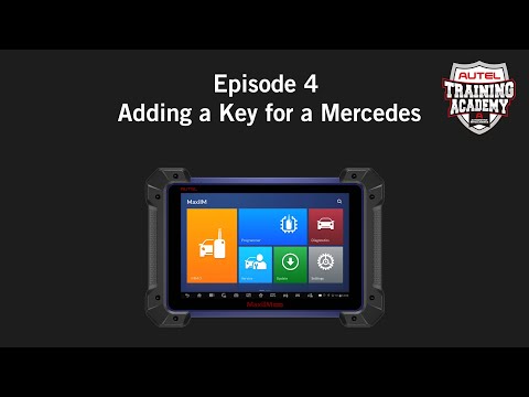 Autel IM608 Pro -  Adding a key for a Mercedes-Benz