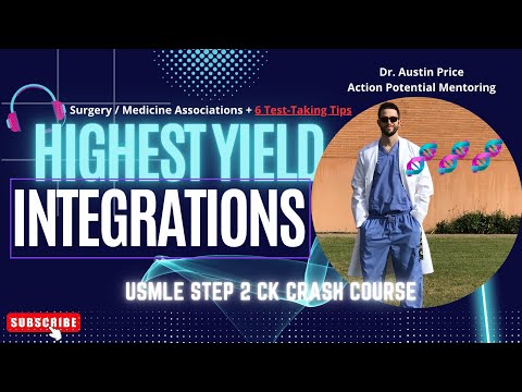 Highest Yield Integrations in USMLE Step 2 CK Surgery & Medicine Concepts + 6 Test Taking Tips