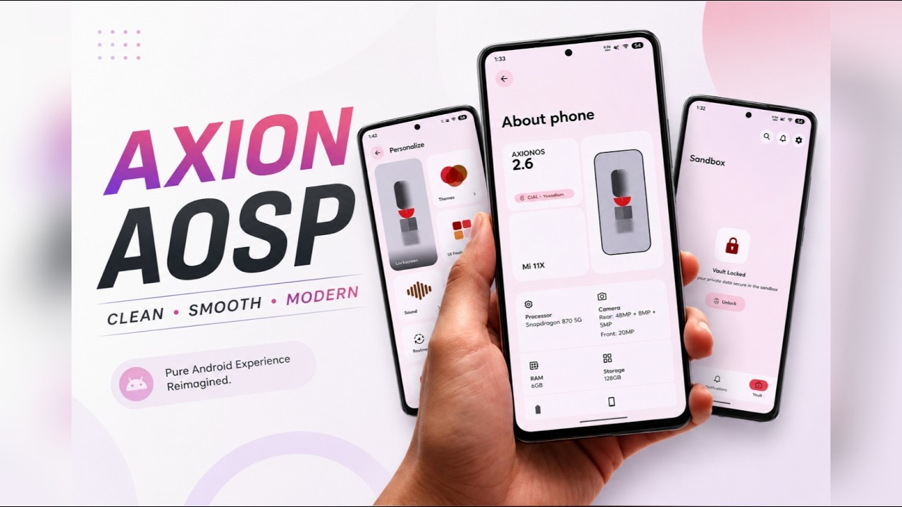 OFFICIAL Axion AOSP v2.6 is HERE 🔥⚡ | Peak Custom ROM Experience!