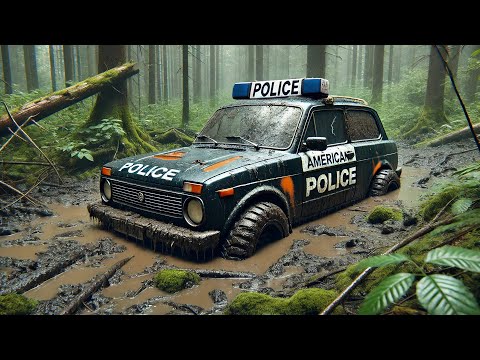 FULLY Restoration Abandoned 4WD POLICE CAR | Restoring NIVA COP CAR FORGOTTEN For 25 Years