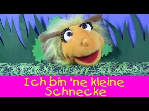 Ich bin ne kleine Schnecke || Kinderlieder Puppenvideo