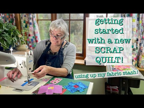 A lovely way to use your FABRIC SCRAPS - a new challenge!