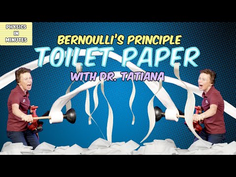 Dr. Tatiana Sends Toilet Paper Flying High! | Physics in Minutes - YouTube