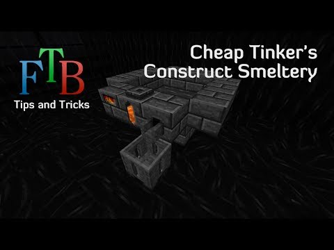 β070 Feed The Beast Tips and Tricks E21 - Cheap Tinker's Construct Smeltery