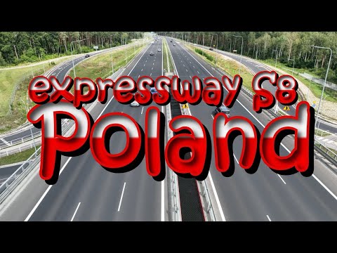 S8 expressway north east of Warsaw #drone #expressway #road #poland