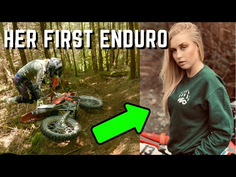 I Took My GIRLFRIEND Riding On Her Dirt Bike...How Did She Do?