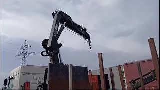 Bortinis puspriekabės LeciTrailer crane HIAB 288 EP, Air suspension 3 ...