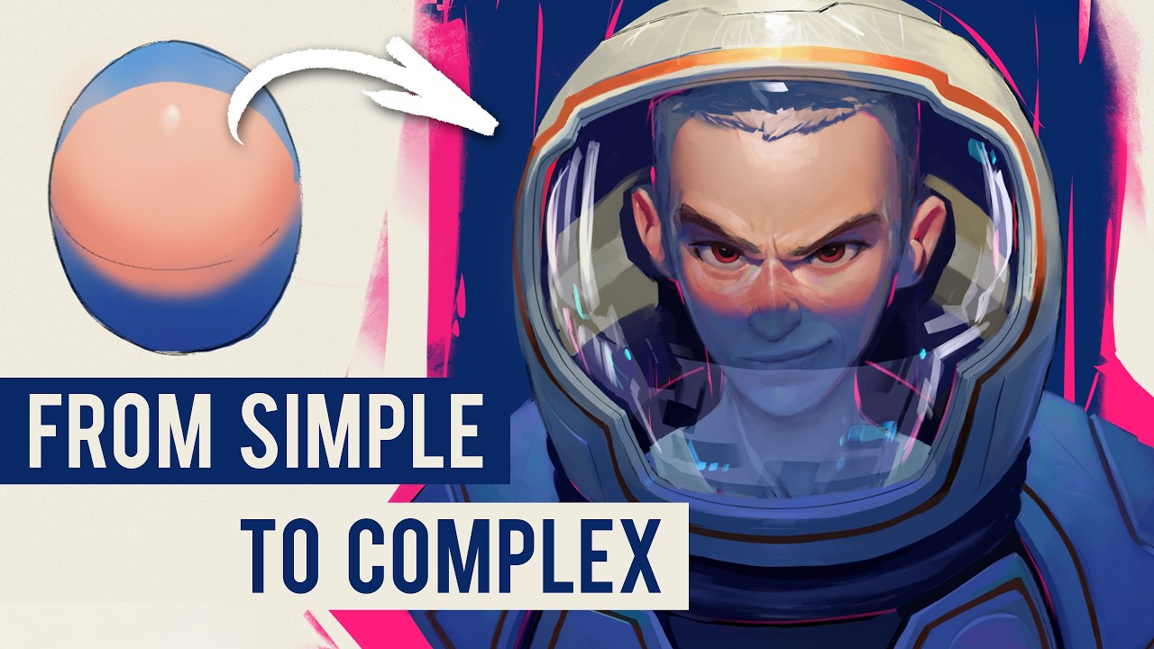 Painting Light and Form (4 STEPS)