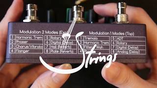 Video thumbnail for Strings Quick Demo : Keeley Electronics Super Mod Workstation by Strings Shop