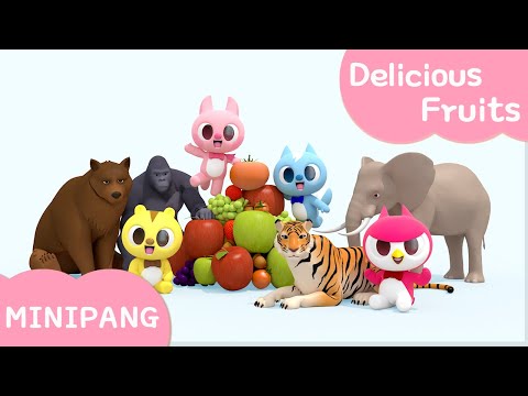 Learn and Sing with Miniforce | Delicious Fruits | sports | Color play | Mini-Pang TV 3D Song
