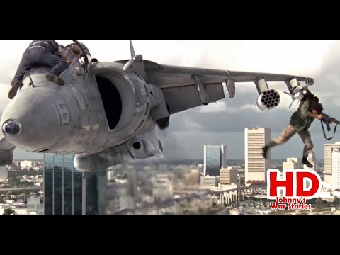 Harrier Jump Jet Scene - True Lies