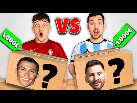 1000€ RONALDO vs MESSI MYSTERY BOX OPENING! 😱 (Wir wurden BETROGEN...)