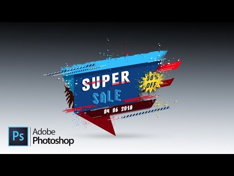 Photoshop Tutorial How To Create Simple Label Design for business in Photoshop cc 2018
