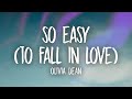 Olivia Dean - So Easy (To Fall In Love) (Lyrics)