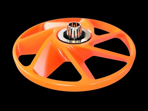 ER11-A Type Collet Nut Chip Evacuation Fan