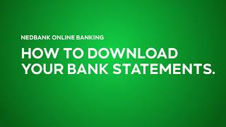 How to download stamped bank statements online