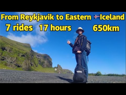 Hitchhiking in 🇮🇸Iceland~