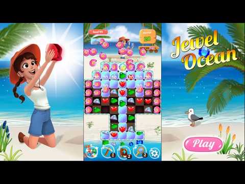 Jewel Ocean - New Free Match 3 Puzzle Game Video