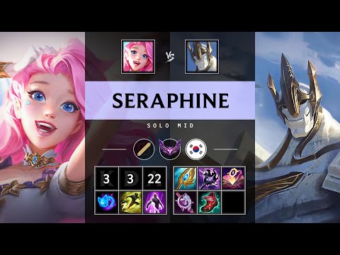Seraphine Mid vs Galio - KR Master Patch 25.06