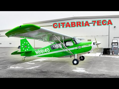 Tailwheel Lesson in the Citabria! - Full Flight with cockpit audio
