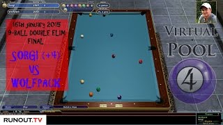 Virtual Pool 4 Blog | #91 9-Ball Final | Sorgi v Wolfpack 16.01.15