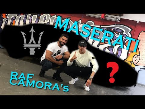 Raf Camora 's Maserati wurde direkt von den Prinzen foliert !