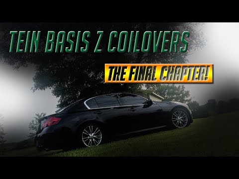 Tein basis Z coilover install complete on project g35!!!!!!