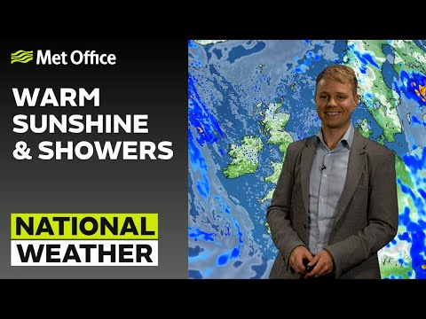 30/08/23 – Sunshine and Showers – Afternoon Weather Forecast UK – Met Office Weather
