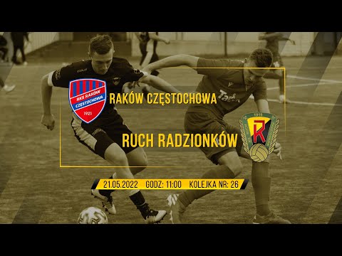 26 kolejka:  RAKÓW II CZĘSTOCHOWA -  RUCH RADZIONKÓW