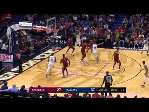 Pelicans Amazing Ball Movement - New Orleans Pelicans vs. Cleveland Cavaliers - 28/10/2017