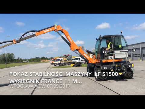 Kosiarka wysięgnikowa 11 m - STABILNOŚĆ maszyny ILF S1500 S