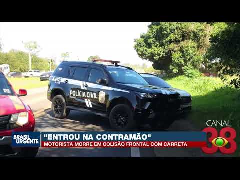 Motorista morre em batida com bitrem na PR-218 entre Sabáudia e Arapongas