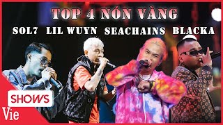 Điểm lại 4 rapper ĐỈNH NHẤT nhận NÓN VÀNG và những bản rap BẮT TAI tại vòng 1 Rap Việt