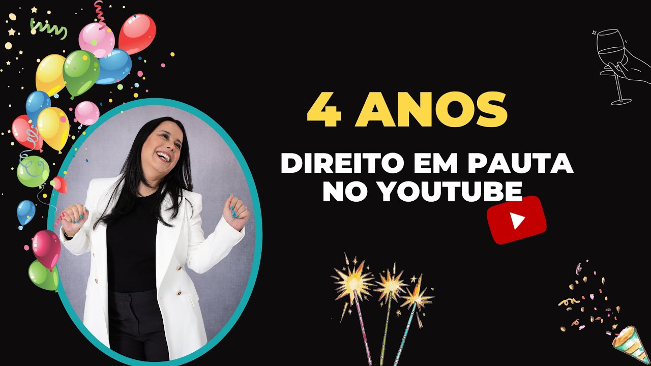 BATE PAPO SINCERÃO COMIGO - 4 anos do canal Direito em Pauta