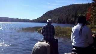 preview picture of video 'Adirondack Saddle Tours - Ride to Moss Lake'
