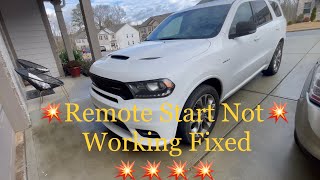 How To Fix Dodge Durango Remote Not Working
