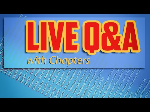 ZBrush Live Q&A with Chapter Breakdown - Anatomy to Portfolio to Hard Surface & More!