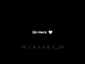 Maine Khud Ko Black Screen WhatsApp Status Maine Khud Ko Status Mustafa Zahid AJ STATUS