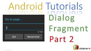 #123 Android Dialog Fragment Example: Android Tutorial For Beginners [HD 1080p]