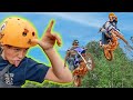 Challenging My Brother to a Pit Bike Race | The Deegans
