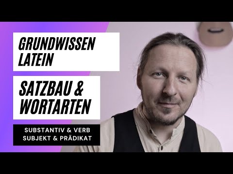 Grundwissen Latein erstes Lernjahr: Satzbau, Subjekt und Prädikat, Substantiv und Verb