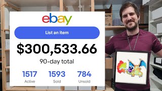 $100,000 MONTHLY SELLING POKEMON CARDS ON EBAY? WHAT DOES IT LOOK LIKE?