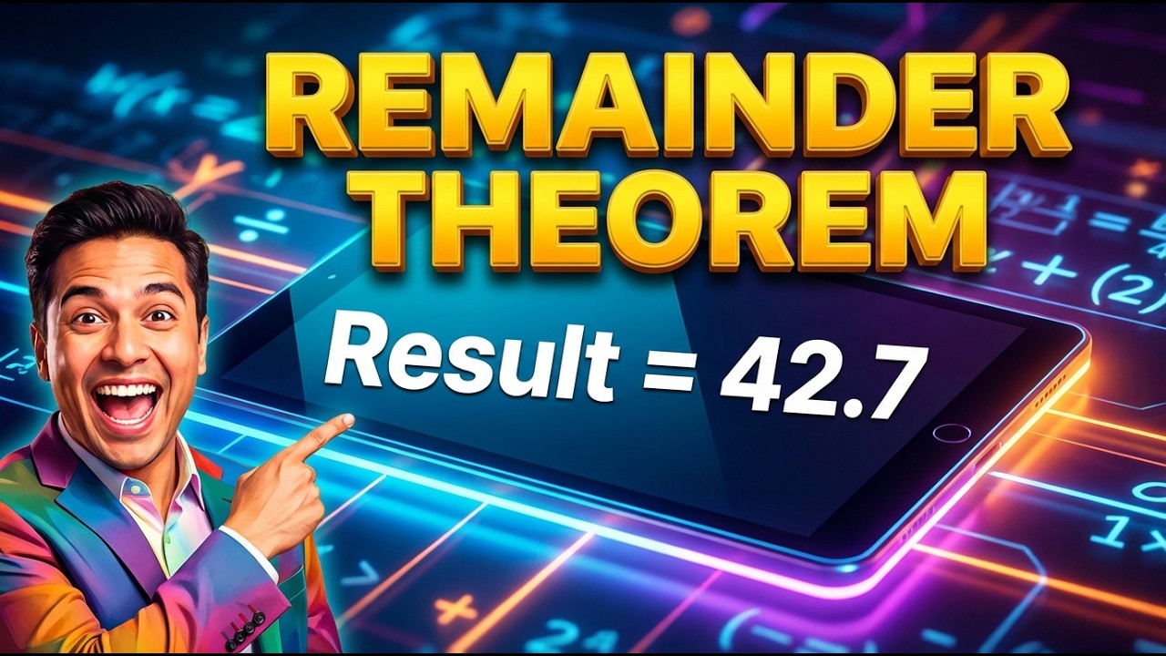 Remainder Theorem Interactive Calculator