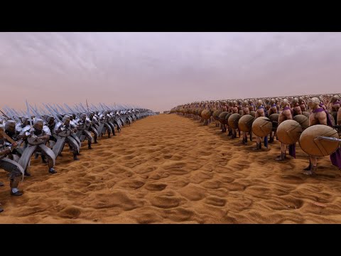 200.000 Heavy Knights VS 300.000 Spartans - Ultimate Epic Battle Simulator 2