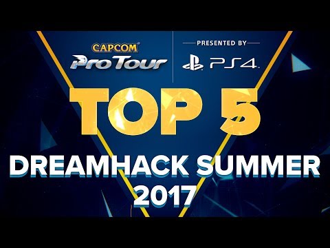 SFV: TOP 5 MOMENTS - DREAMHACK SUMMER 2017 - CPT 2017