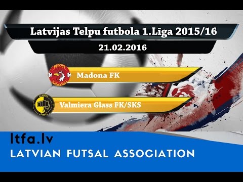 Madona FK - Valmiera Glass FK/SKS [LTFA 1.LĪGA 2015/16 [Highlights]