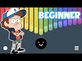 Gravity Falls - Opening Theme | Kalimba Cute Tutorial | BEGINNER Keylimba Easy
