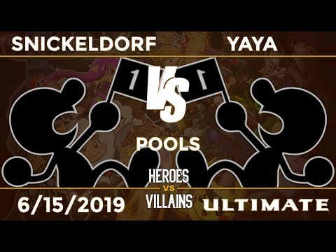 Heroes vs Villains: Pools - BURG|Snickeldorf (Game & Watch) vs Yaya (Game & Watch)