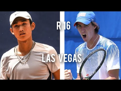 Juncheng Shang ( 商竣程 ) VS Alfredo Perez | ATP Challenger Las Vegas 2022 | Round of 16