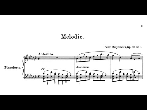 Felix Dreyschock: Melodie, Op.30/1